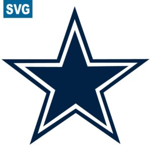 Dallas Cowboys Helmet Logo SVG Vector
