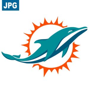 Miami Dolphins Logo, Emblem JPG