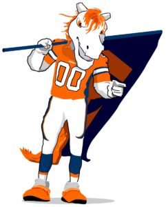 Miles, Mascot of The Denver Broncos