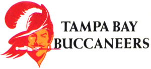 The Buccaneers’ first wordmark 1976