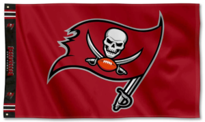 Tampa Bay Buccaneers iconic skull-and-crossed-swords logo