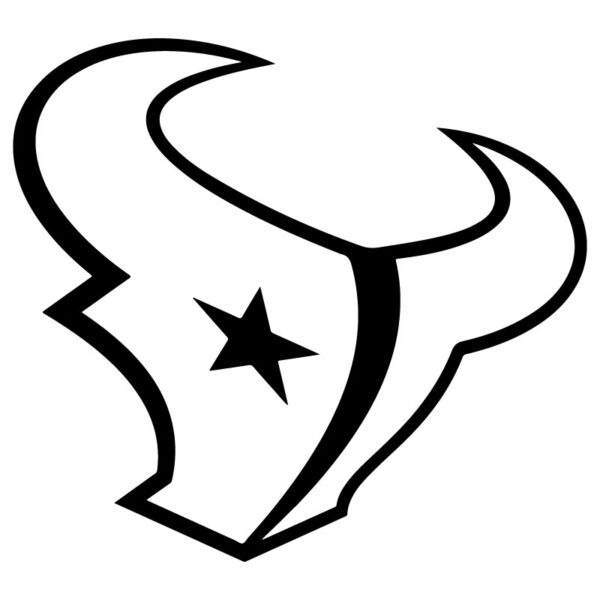 Houston Texans Black Outline Logo JPG - Image 2